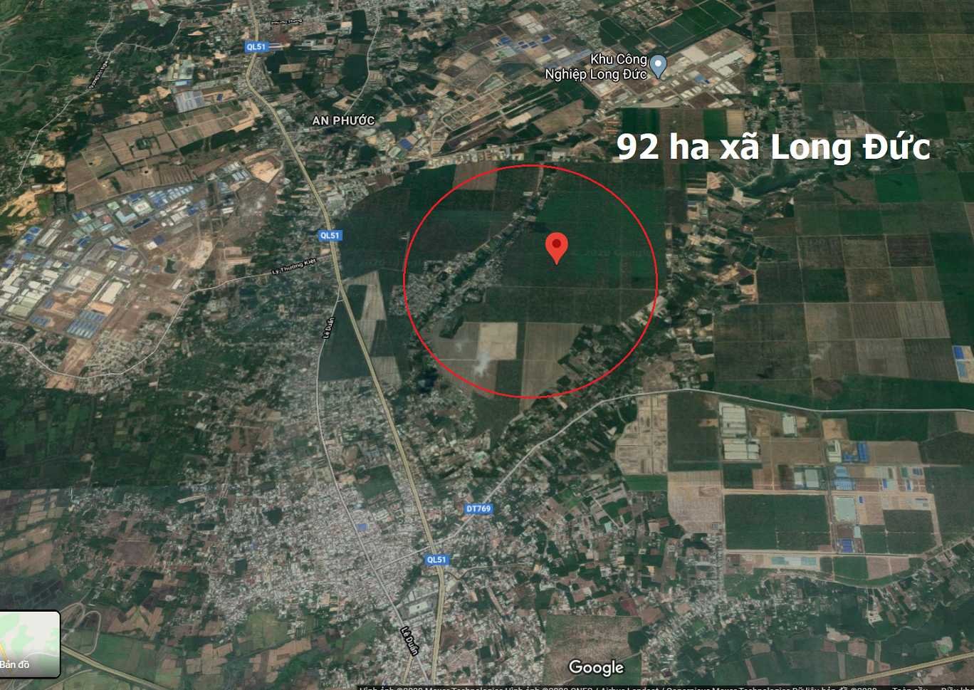 92 ha xã long đức long thành