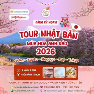 du lịch nhật bản 2026 mùa hoa anh đào